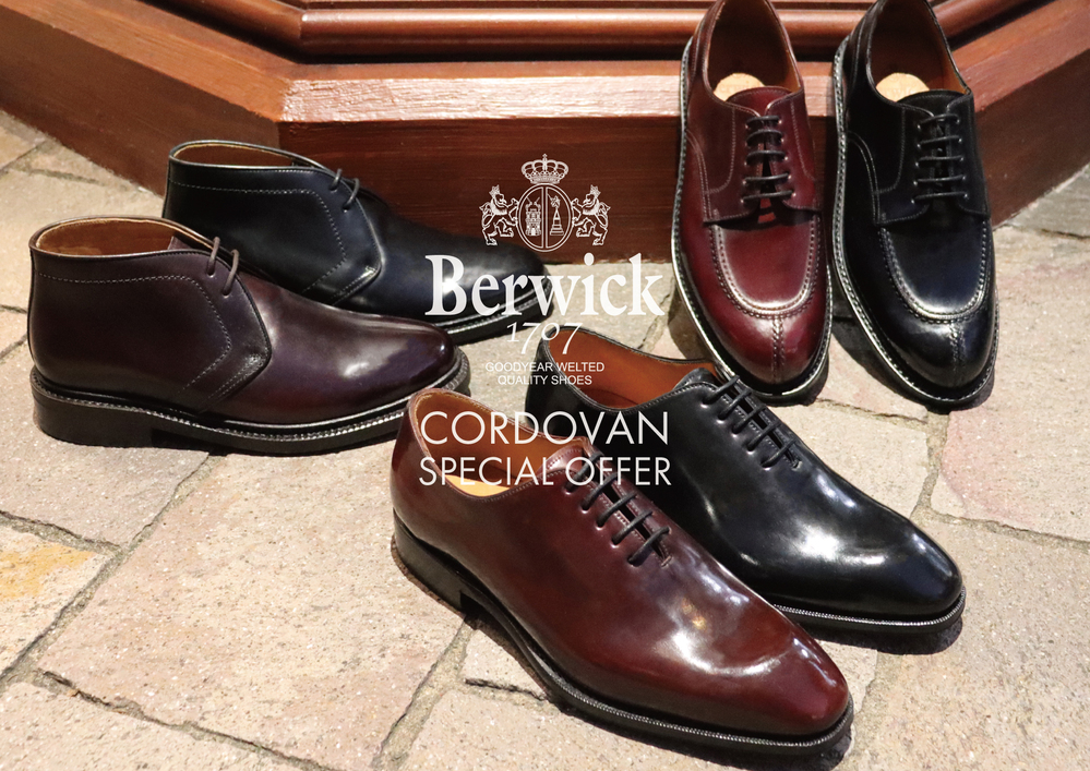 Berwick1707】Special Price by Cordovan -2022/11/21(Mon)～- | 革靴 ...